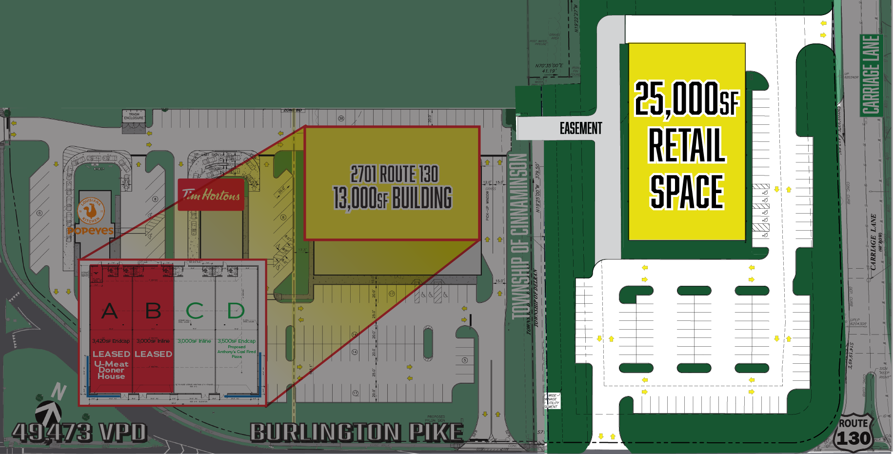 2901 Route 130, Delran, NJ for Rent