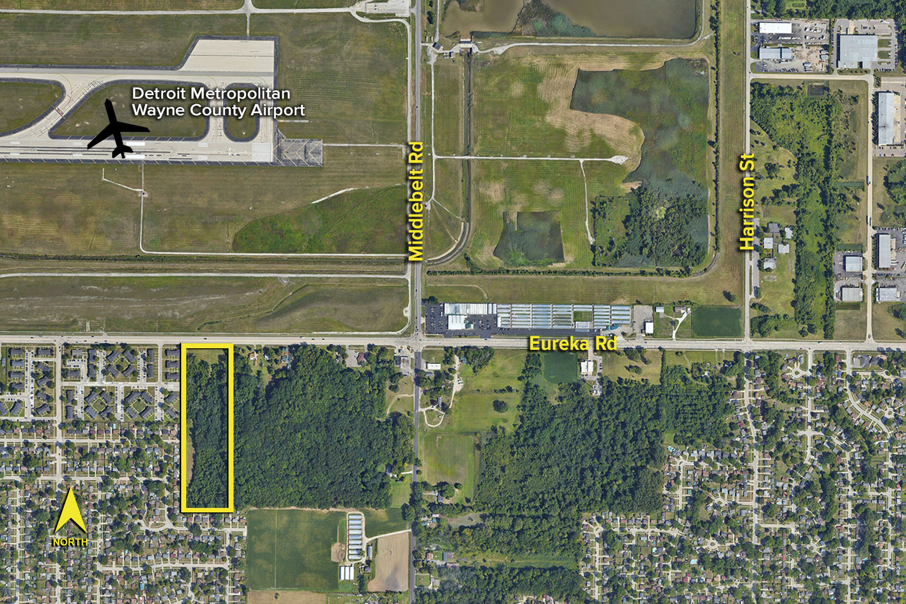 Eureka Rd, Romulus, MI for Sale