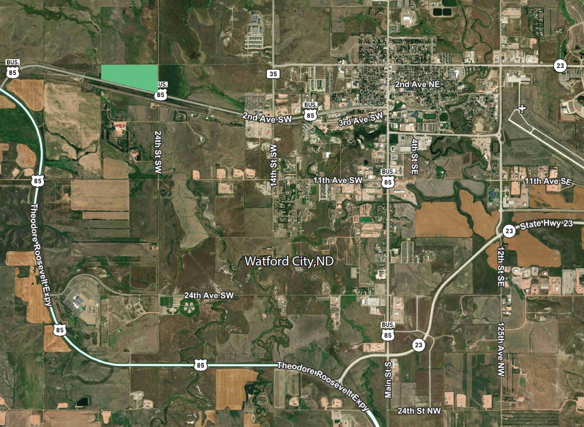 Business Hwy 85 & 128th NW ave, Watford City, ND for Sale