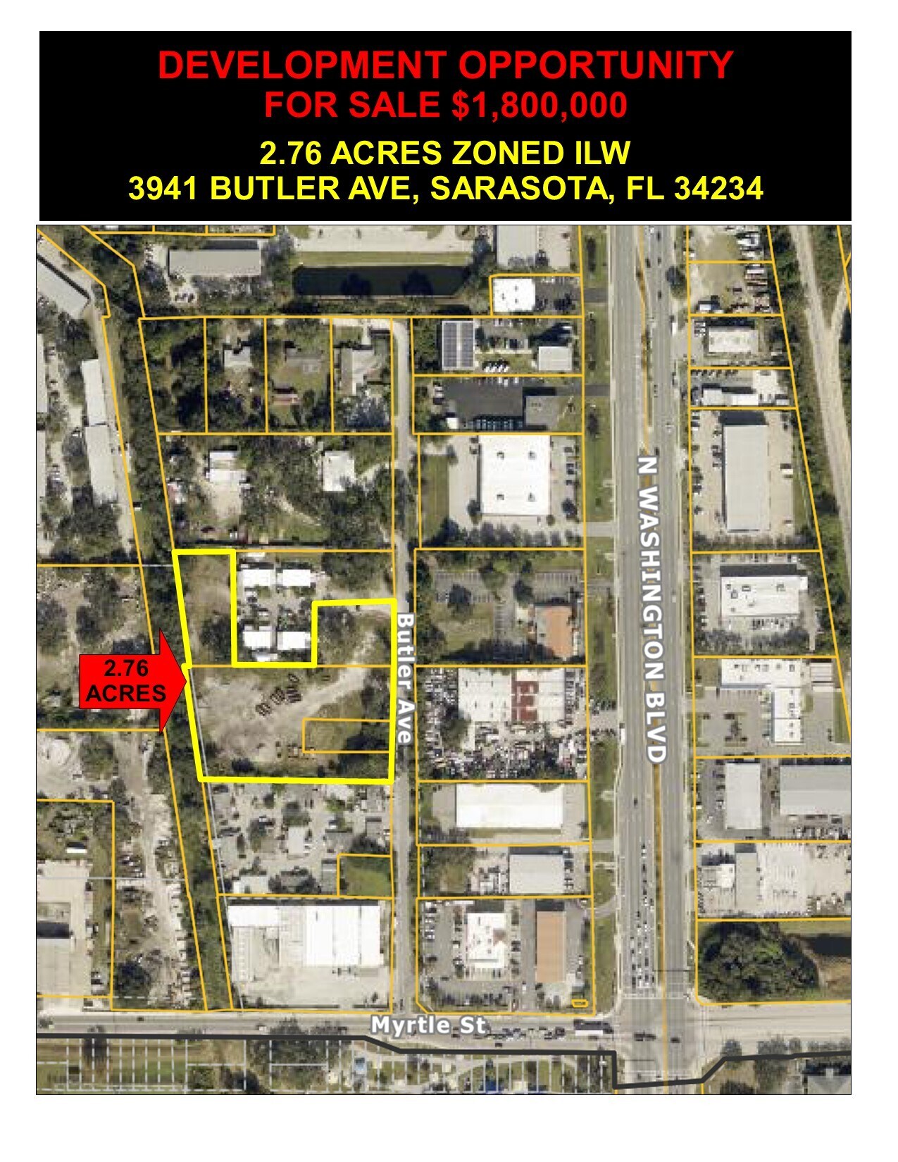3941 Butler Ave, Sarasota, FL for Sale