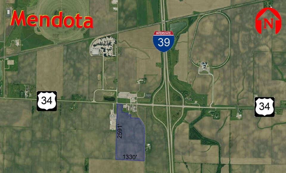 I-39 @ ILL 34, Mendota, IL for Sale