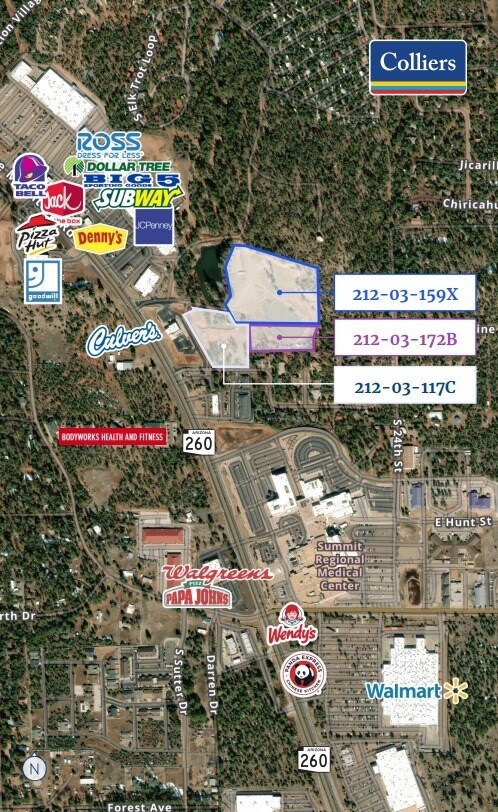4555-4595 S White Mountain Rd, Show Low, AZ for Sale