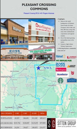 Rogers, AR Retail - 4315 Pleasant Crossing Blvd