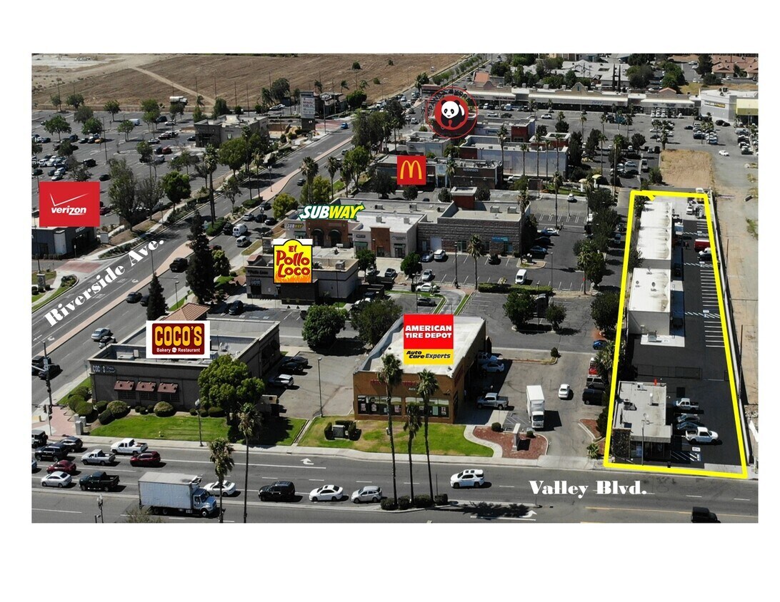 128 E. Valley Rialto, CA 92376 Retail Property for Lease on