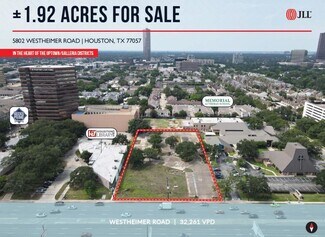 Houston, TX Commercial Land - 5802 Westheimer Rd