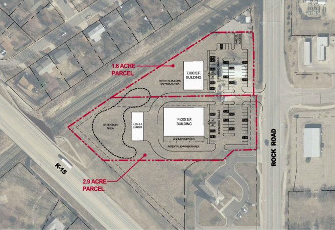 K-15 @ Rock Road, Mulvane, KS for Sale