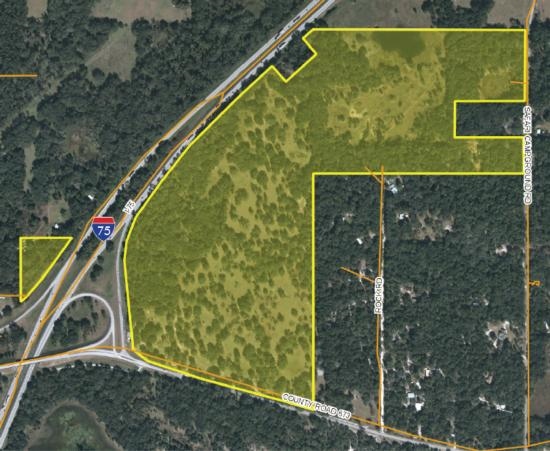 146 Acres I-75 Interchange Land, Bushnell, FL for Sale