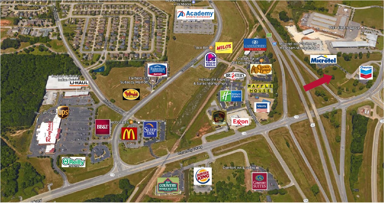 I-85 And Chantilly Parkway @ I-85, Montgomery, AL for Sale