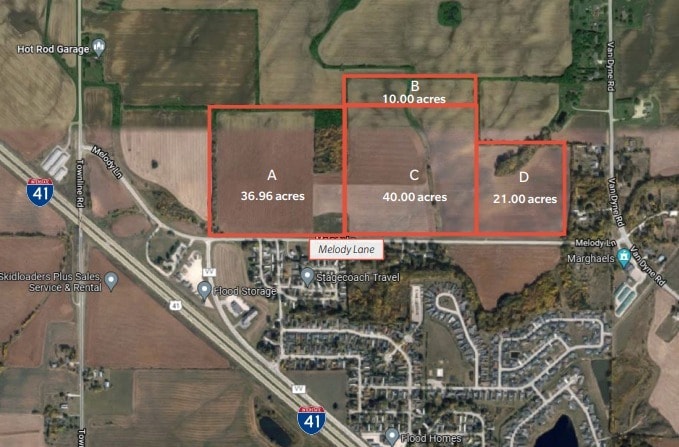 Melody Lane, East of I-41, North Fond Du Lac, WI for Sale