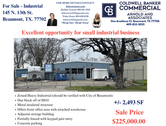 Beaumont, TX Industrial - 145 N 13th St