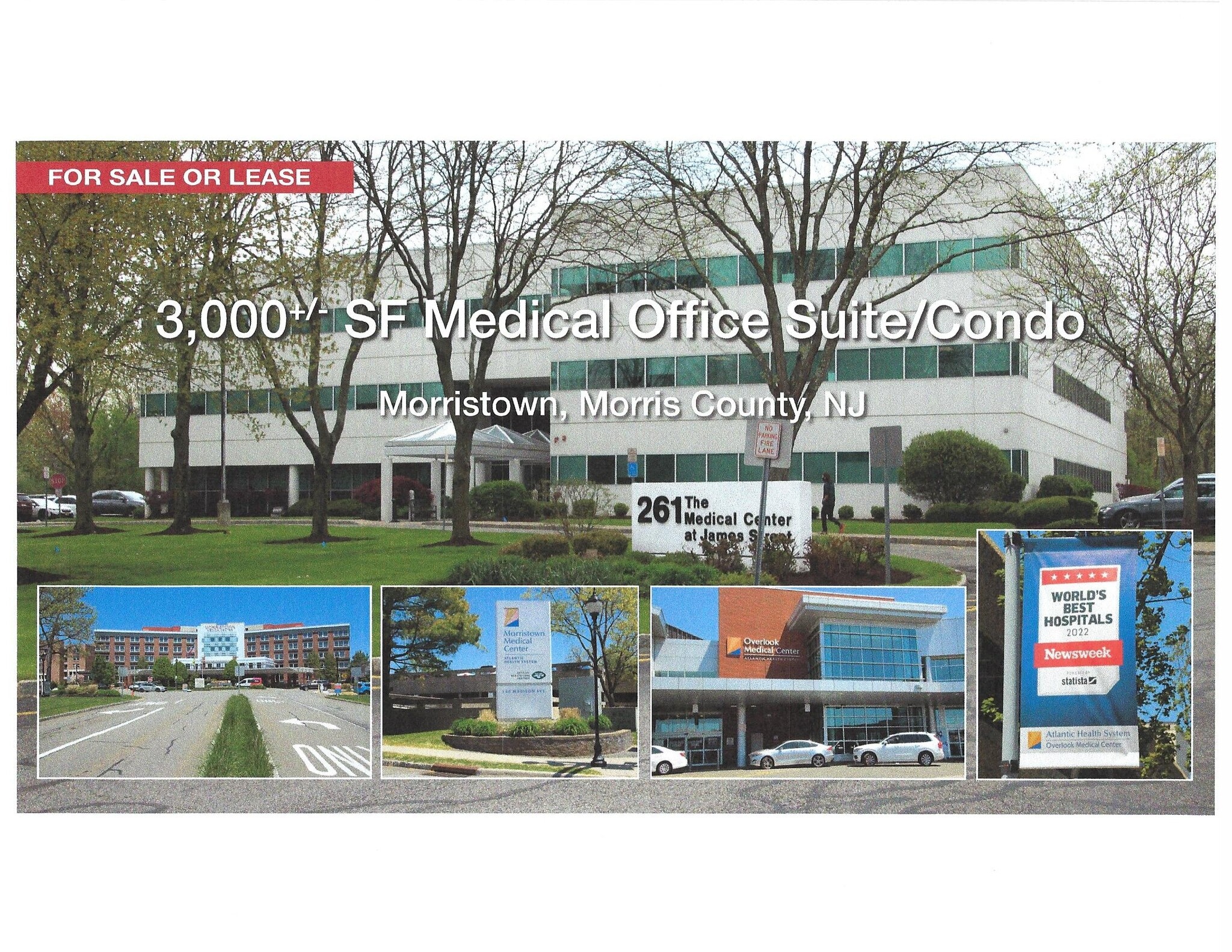 261 James St Morristown, NJ 07960 Office Property for Lease on