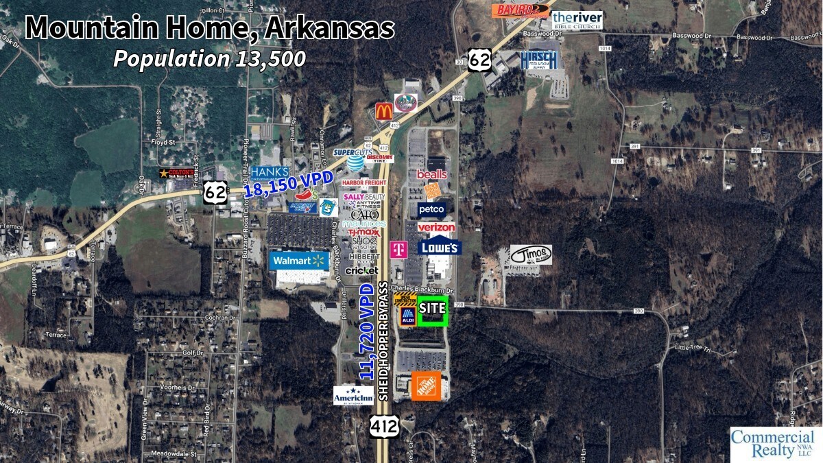 55 Charles Blackburn Dr, Mountain Home, AR for Rent