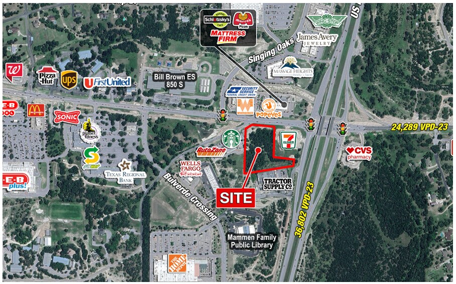 SWQ Hwy 281 & SH 46, Bulverde, TX for Rent