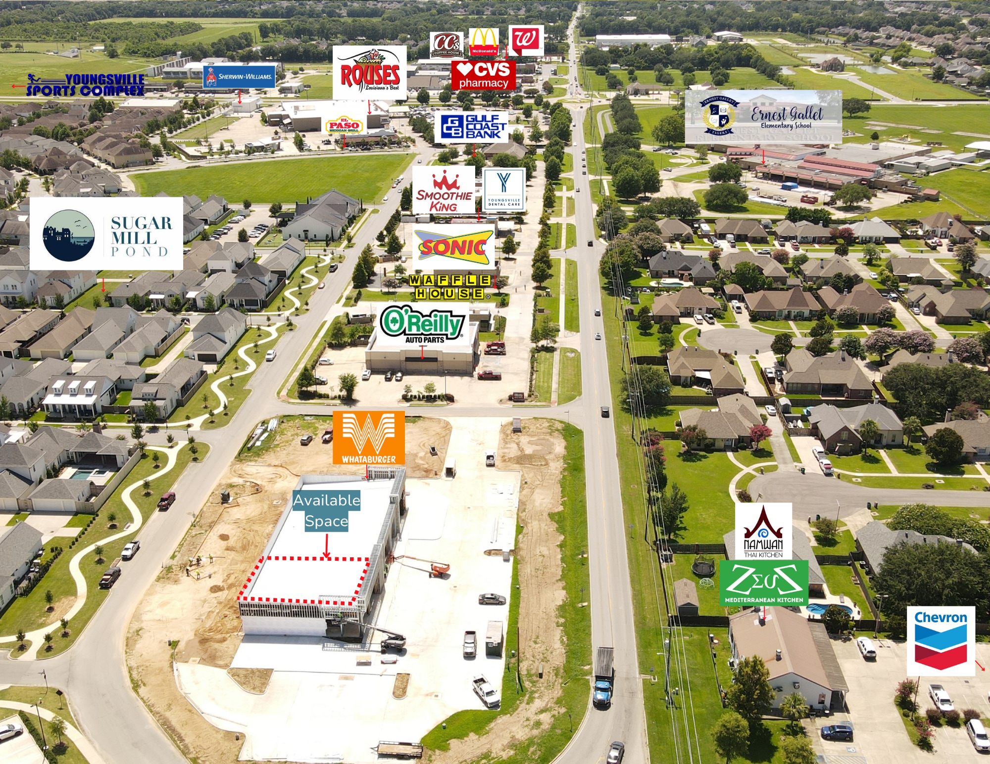 3204 Milton Ave, Youngsville, LA for Rent