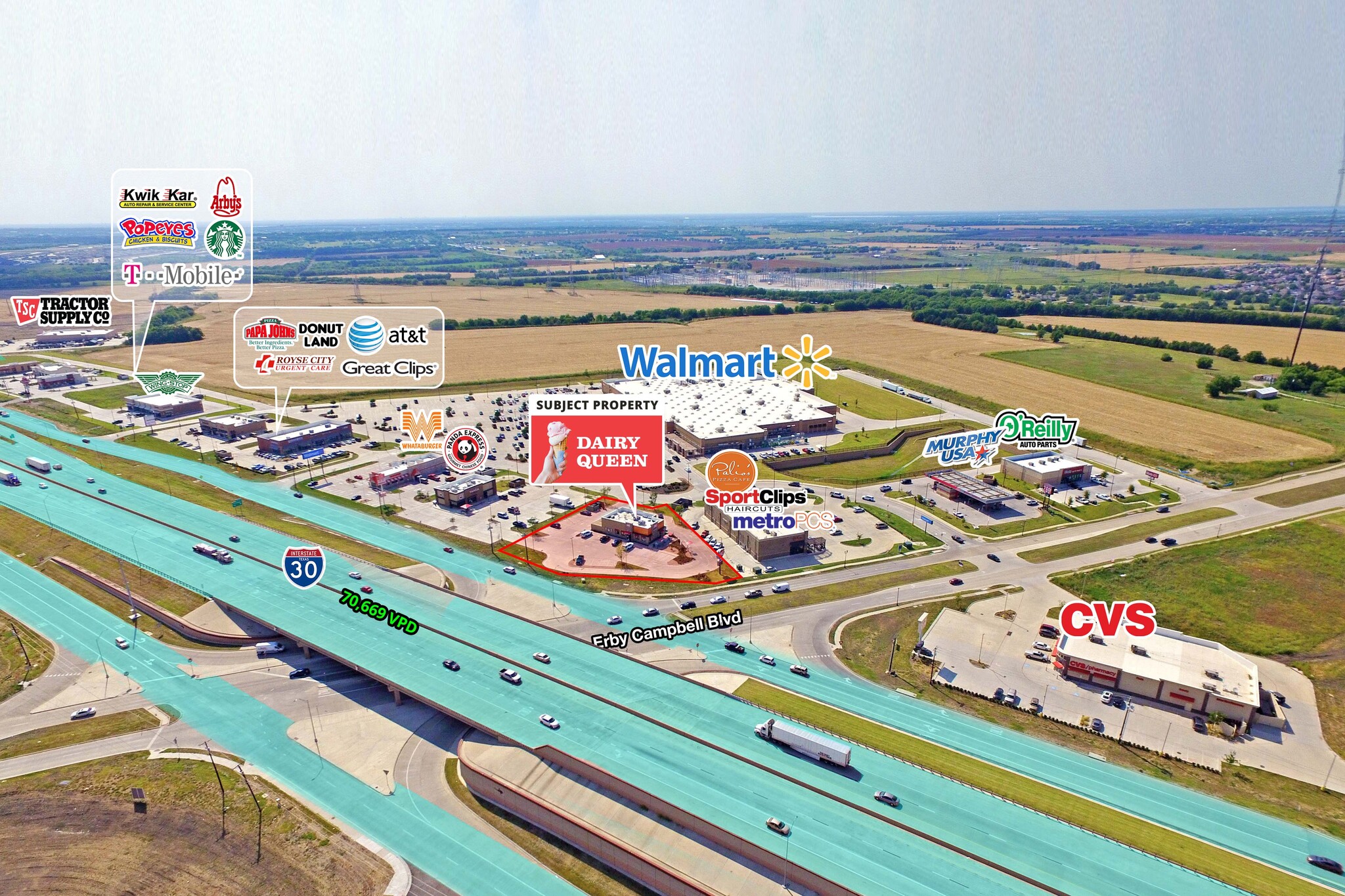 506 W Interstate 30, Royse City, TX for Sale