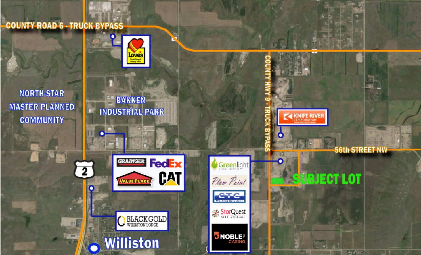 56th St. County Road 9, Williston, ND for Sale