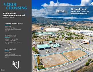 Verdi, NV Commercial Land - 8010 & 8020 Boomtown Garson Rd