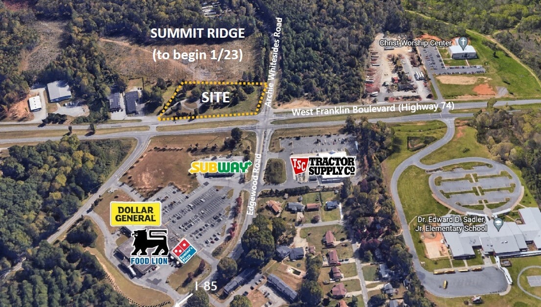 West Franklin @ Archie Whitesides Road, Gastonia, NC for Sale