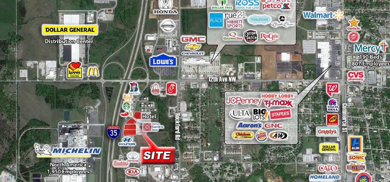 SEC 12th Ave & I-35 Ave, Ardmore, OK for Sale