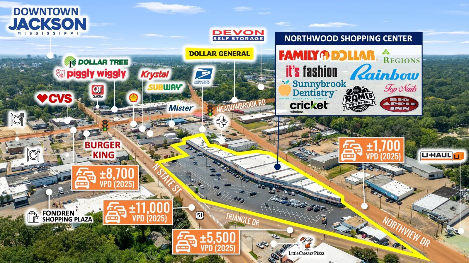 4180 Northview Dr, Jackson, MS for Sale