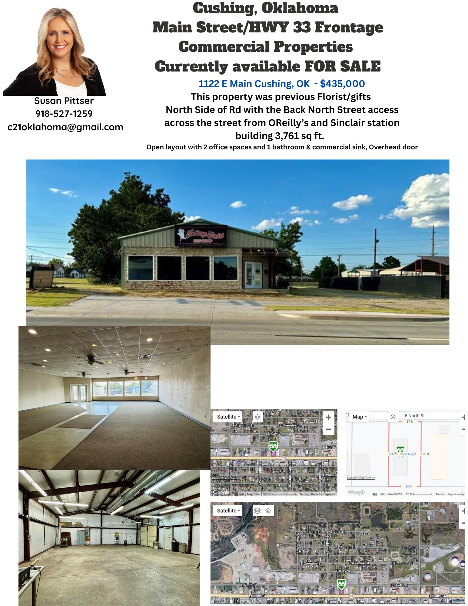 1122 E Main St, Cushing, OK for Sale