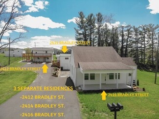 Bristol, VA Apartments - 2412-2416 Bradley St