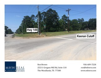 Highway 149 Keenan Cutoff Rd  