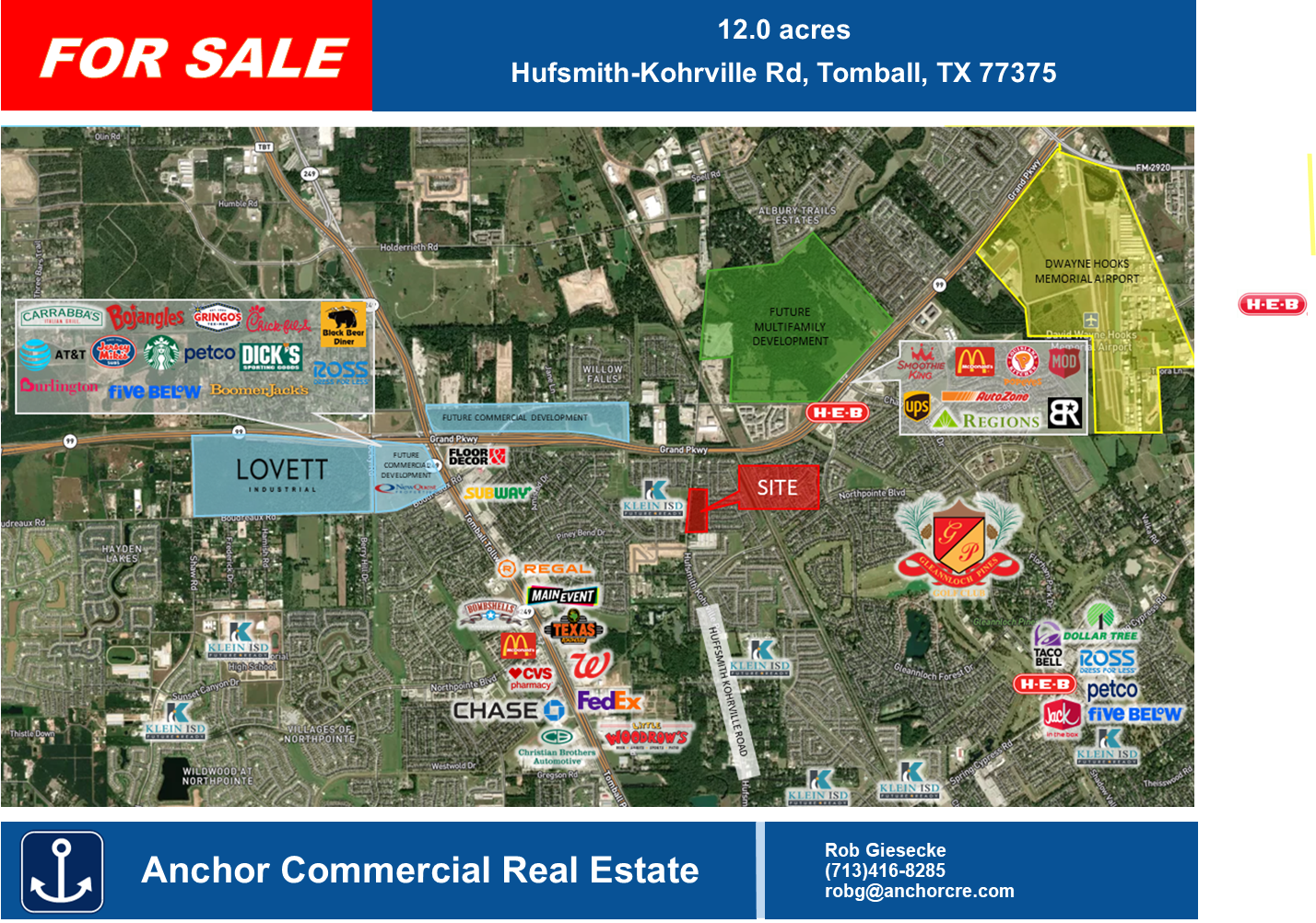 Hufsmith-Kohrville Rd, Tomball, TX for Sale