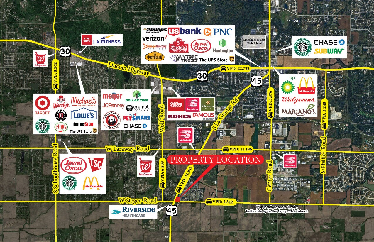 S La Grange Rd @ Route 45, Frankfort, IL for Sale