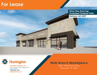 Pflugerville, TX Retail - 1305 E Wells Branch Pky Pflugerville, TX Retail - 1305 E Wells Branch Pky