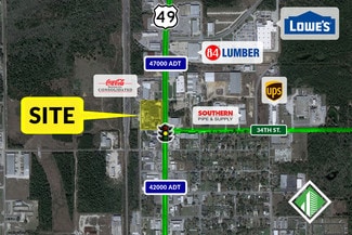 Gulfport, MS Commercial Land - 3505 25th Ave