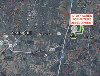 Spring Hill, TN Commercial Land - 3030 Duplex Rd
