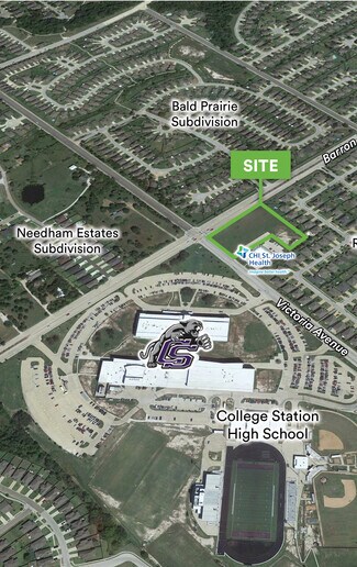 College Station, TX Commercial Land - Barron Rd & Victoria Ave