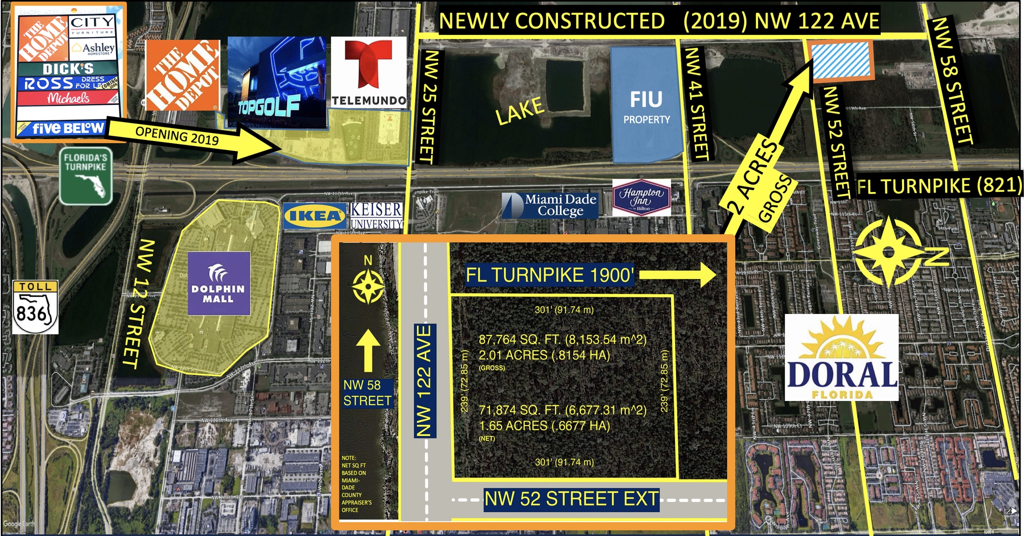 NW 122 Avenue & 52 Street Ext, Miami, FL for Sale
