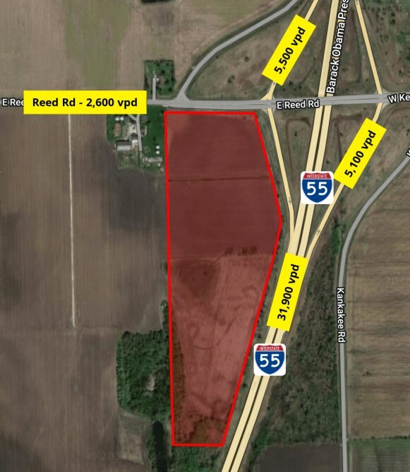 SWQ I-55 & Will RD, Braidwood, IL for Sale