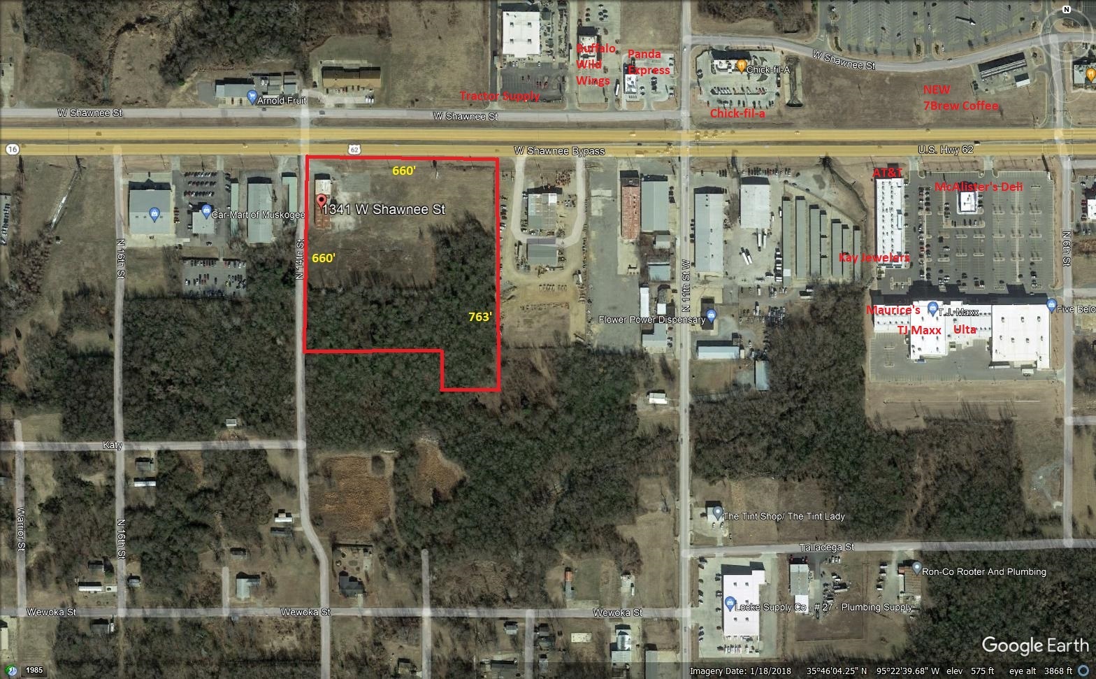 1341 W Shawnee St, Muskogee, OK for Sale