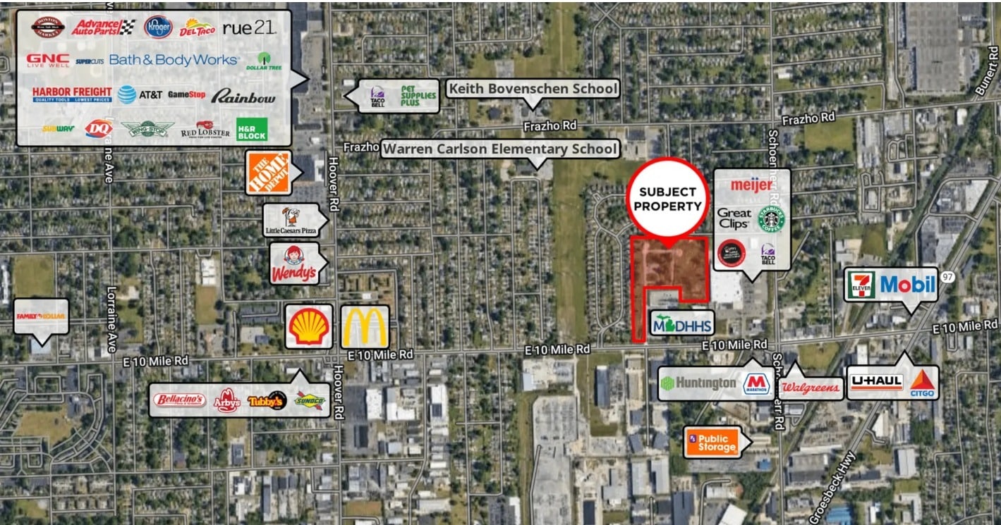 13007 E 10 Mile Rd, Warren, MI for Sale