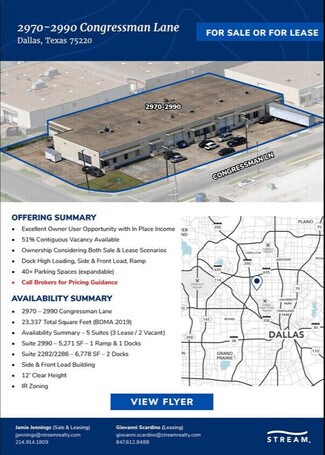 Dallas, TX undefined - 2970-2990 Congressman Ln