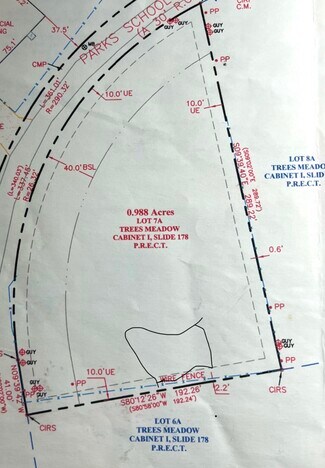 Waxahachie, TX Commercial Land - 3747 Park School House Road