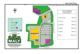 Columbia, MO Commercial Land - 1010 E Green Meadows Dr