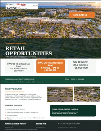 Hudson, FL Commercial - 17520 U.S. 19 Hudson, FL Commercial - 17520 U.S. 19