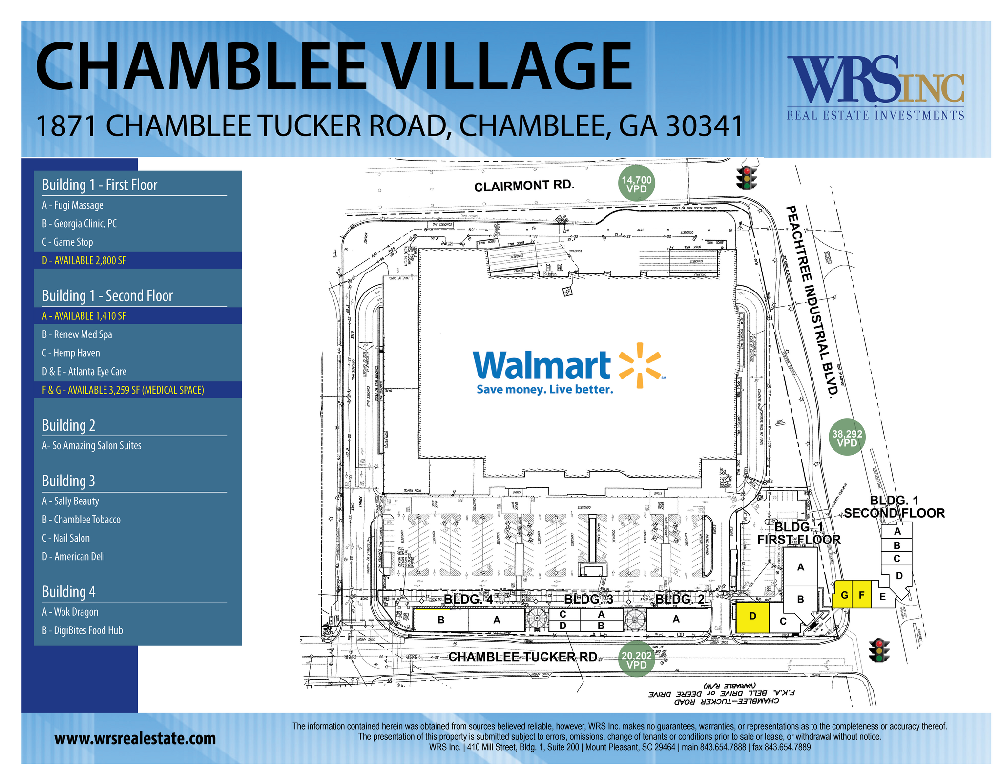 Peachtree Industrial Blvd @ SEC Peachtree Industrial & Chamblee, Chamblee, GA for Rent