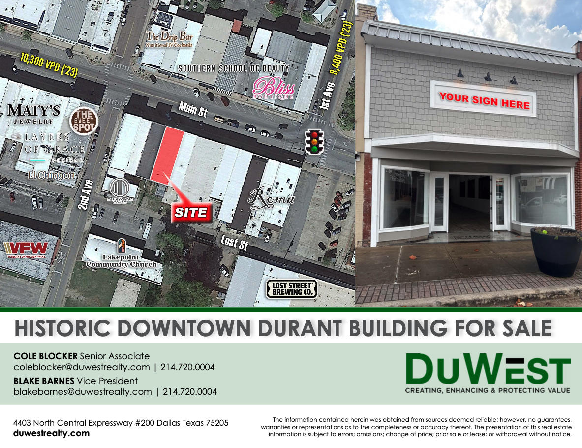 135 W Main St, Durant, OK for Sale
