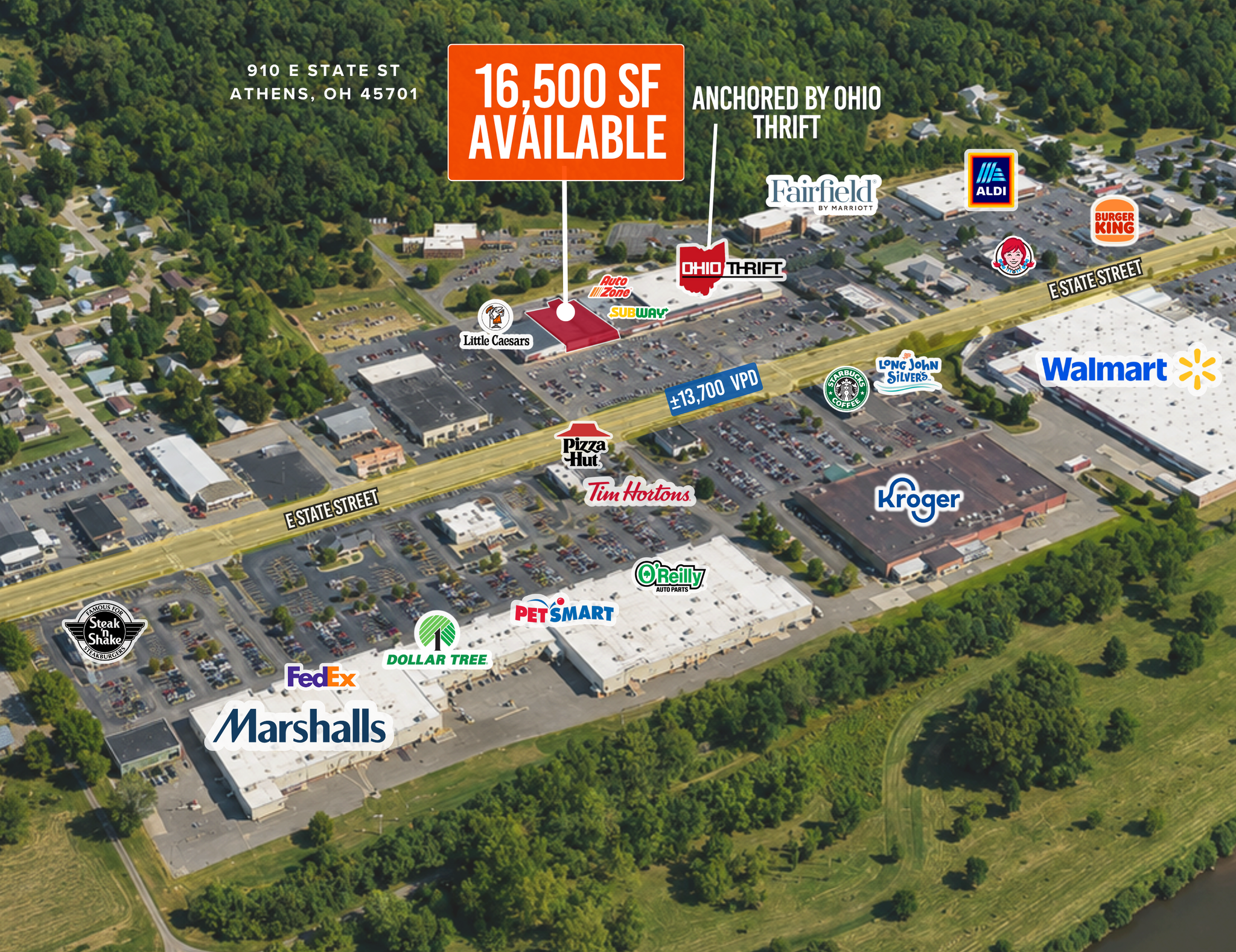906-920 E State St, Athens, OH for Rent