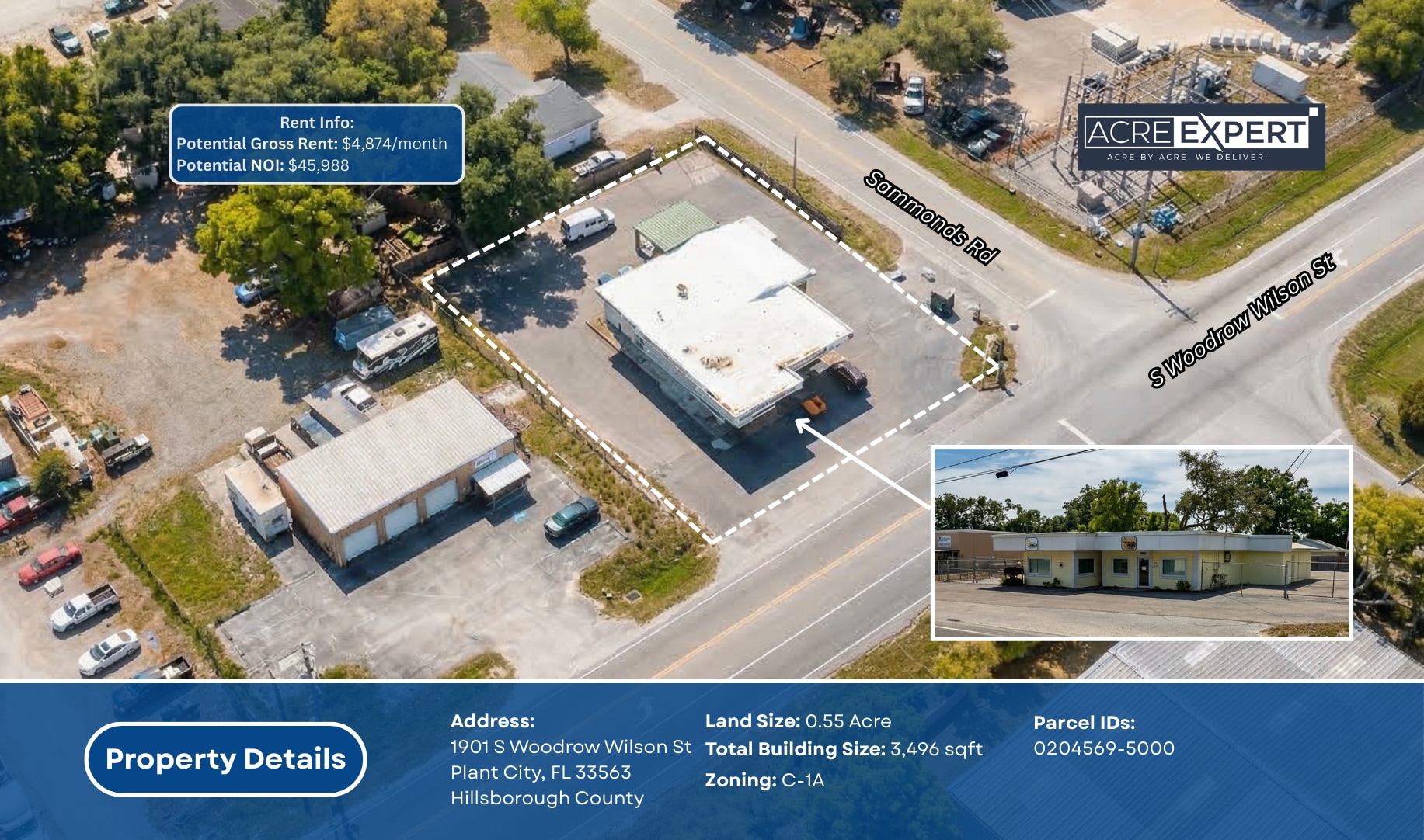 901 S Woodrow Wilson St, Plant City, FL for Sale