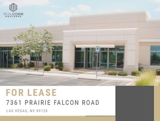 Las Vegas, NV Office, Office/Medical - 7361 Prairie Falcon Rd