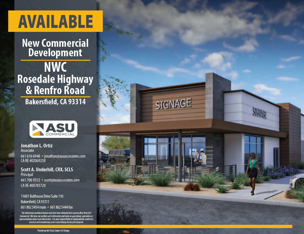 NWC Rosedale and Renfro Hwy @ Renfro Road, Bakersfield, CA for Sale