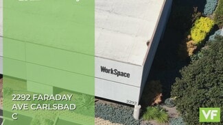 Carlsbad, CA R&D - 2292 Faraday Ave Carlsbad, CA R&D - 2292 Faraday Ave