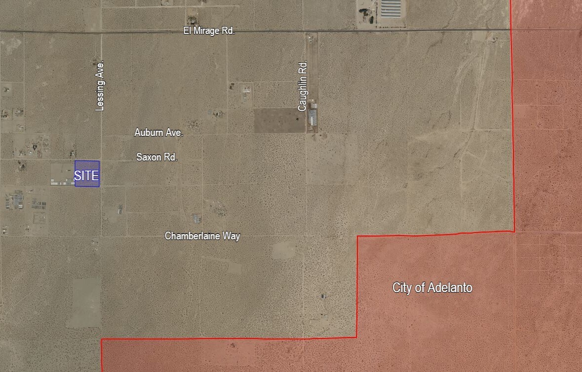 SW corner Saxon Rd. @ Lessing Ave, Adelanto, CA for Sale
