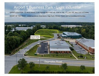 Greensboro, NC Industrial Land - 8015 Thorndike Rd Greensboro, NC Industrial Land - 8015 Thorndike Rd